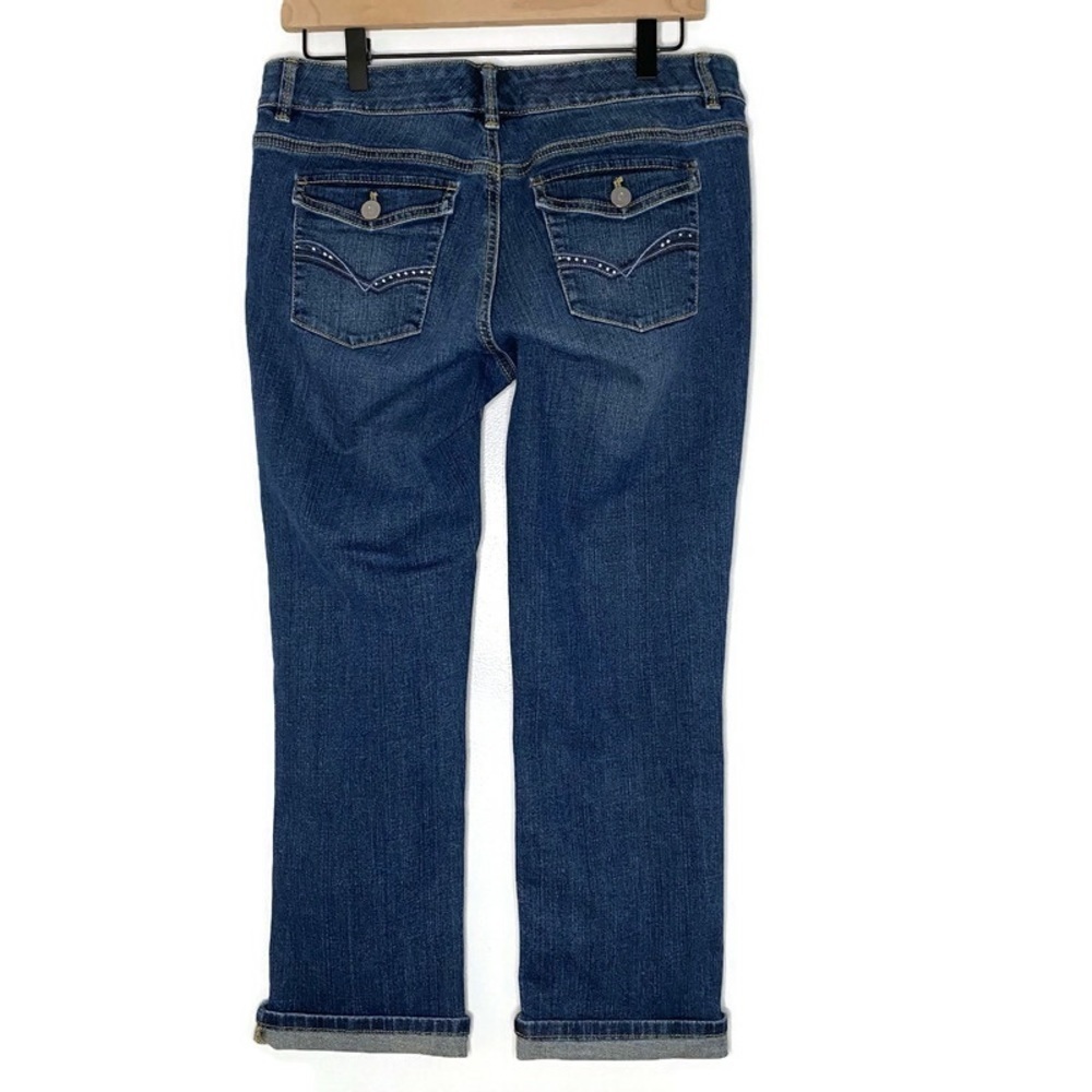 WHBM Crop Jeans Denim Size 8 Five Pocket Medium Shade